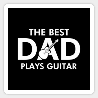 The Best Dad Plays Guitar Sticker